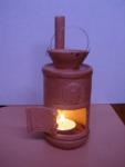 Декоративный керамический светильник Печка-буржуйка